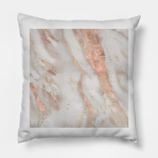 Marble glittering gold II Pillow