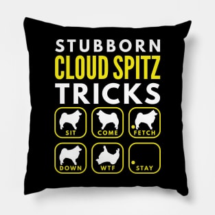 Stubborn Cloud Spitz Tricks - Dog Training Pillow