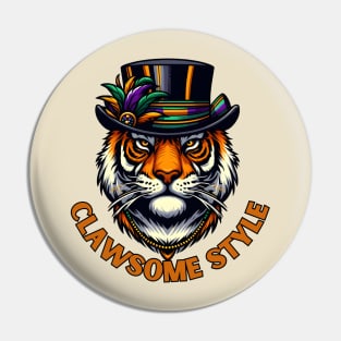 Mardi Gras Tiger Pin