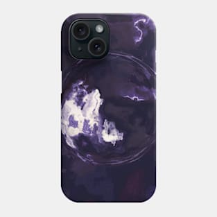 February Birthstone Amethyst Crystal Phone Case