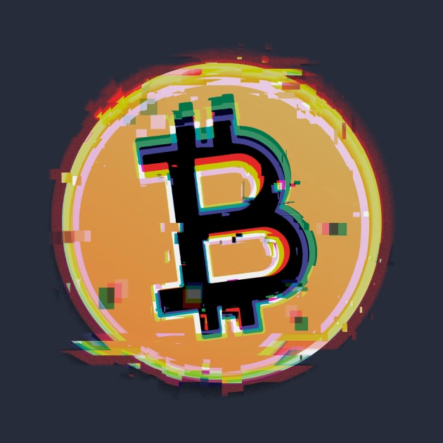 Bitcoin Crypto Coin Glitch by elaissiiliass