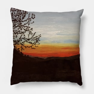 Smoky Mountains Sunrise Pillow