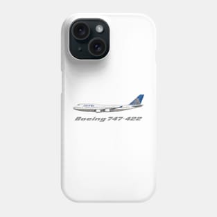 United Airlines 747-400 Merger Livery Shirt Version Phone Case