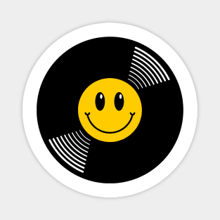 Vinyl Smiley Magnet