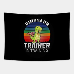 Black Panther Art - Dinosaur Trainer in Training Tapestry