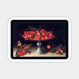 Cherries in a Silver Compote by Fede Galizia Magnet