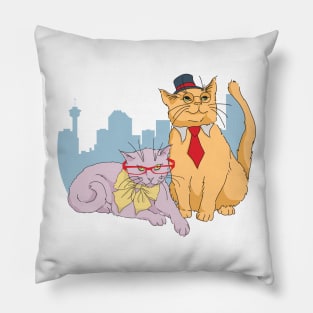 Calgary Cats Pillow