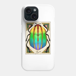 Rainbow Beetle Phone Case