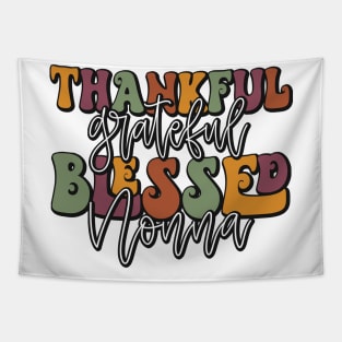 Fall Thankful Grateful Blessed Nonna Thanksgiving Tapestry