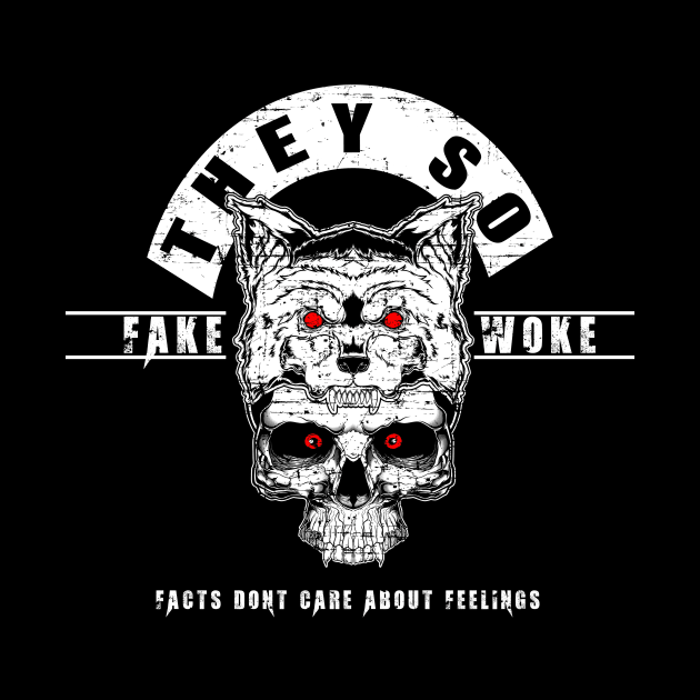 FAKE WOKE WOLF. by Mey X Prints