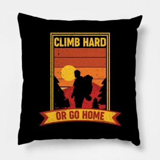 Rock Climbing Mountain Climber Bouldering Pillow