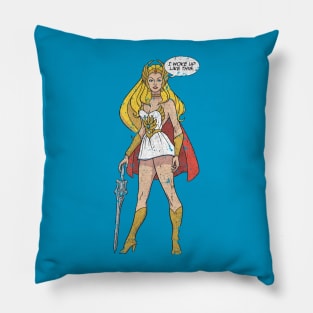 She-Ra: I Woke Up Like This - Vintage Pillow