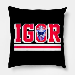 igor shesterkin hockey Pillow