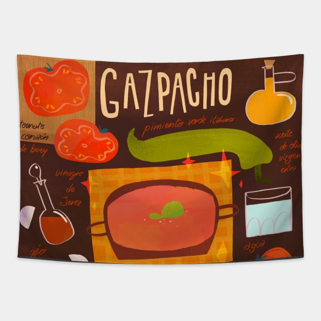 Gazpacho Tapestry by CrisTamay