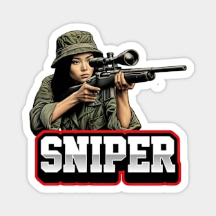 Sniper Girl Magnet