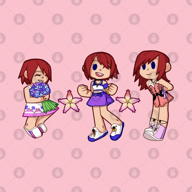 3 Stages of Kairi by VenaCoeurva