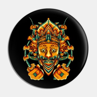 Sewandana Indonesian Culture Mask Pin
