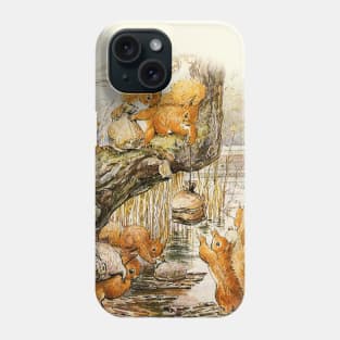 “Squirrel Nutkin and Friends” by Beatrix Potter Phone Case