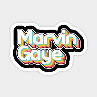 Marv Gaye Colorful Magnet