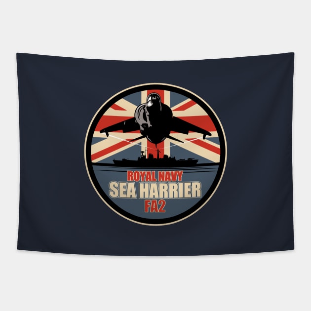Sea Harrier FA2 Tapestry by TCP