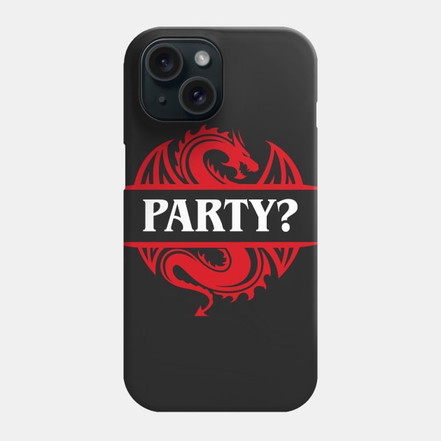 Party Dungeons Crawler and Dragons Slayer Phone Case by pixeptional