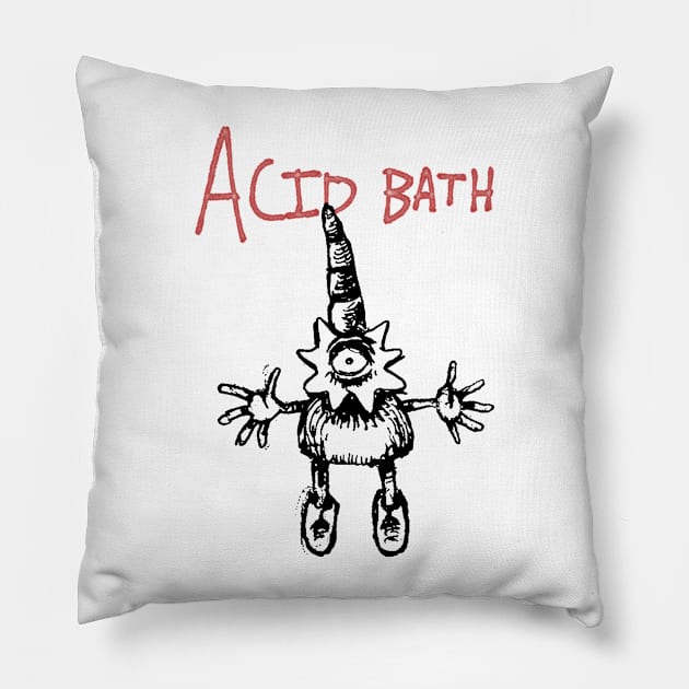 Acid Bath Classic Pillow by Moderate Rock