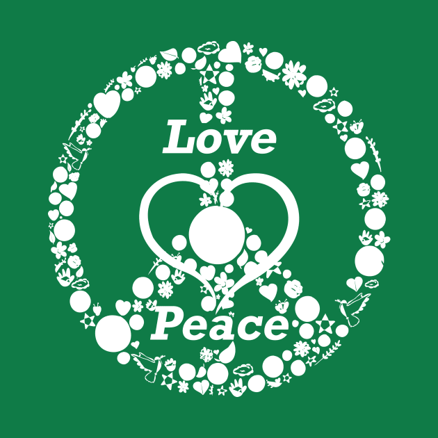 Love Peace by Hamjam