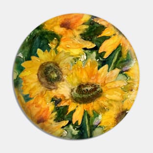 sunflower blooming Pin