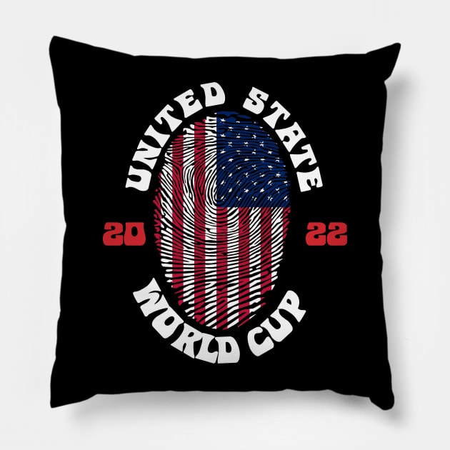 United State World Cup 2022 Pillow by Lotemalole