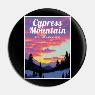 Cypress Mountain ski British Columbia Pin