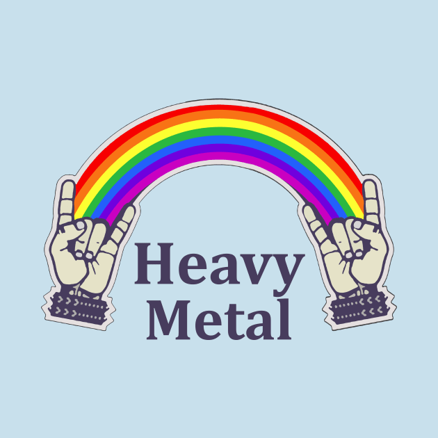 Heavy Metal Rainbow - Plain by supertwistedgaming
