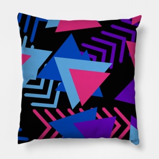 Vintage Geometric Pattern Memphis Retro memphis Gifts idea for Pattern Lovers Pillow