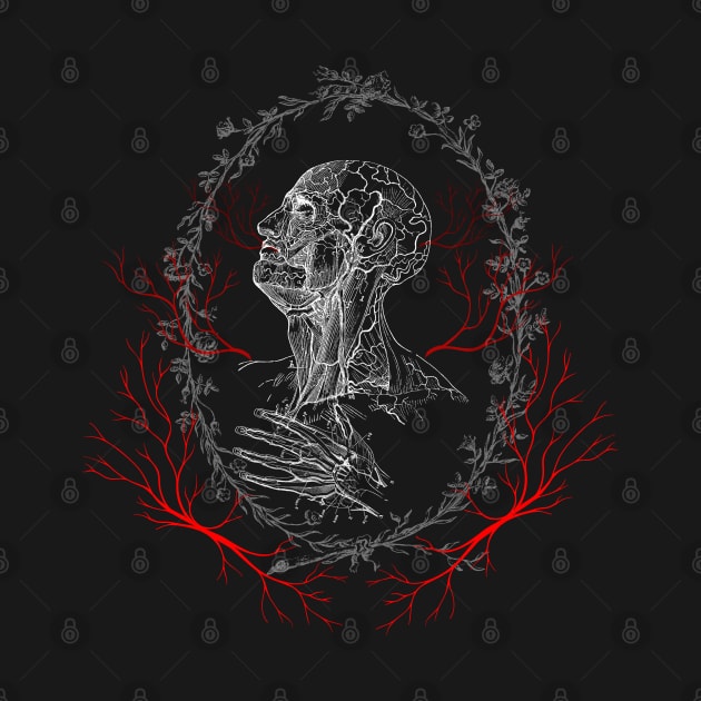 Anatomy Blood Vessel - Gothic Dark Academia by TopKnotDesign