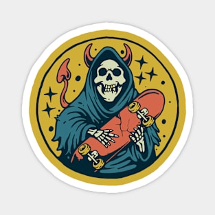 Hell Skate Vintage Design Magnet