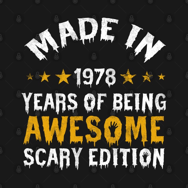 made in 1978 years of being limited edition by yalp.play