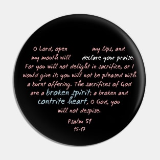 broken spirit and contrite heart Pin