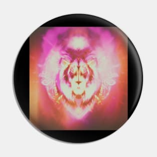 Abstract Lion Pin