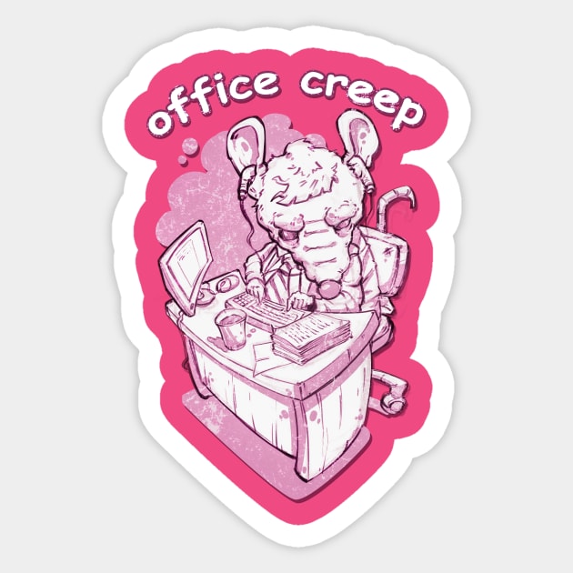 office creep - Humour - Sticker | TeePublic