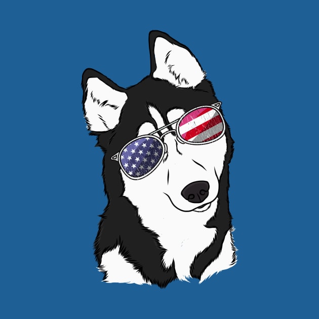 Patriotic Husky by rmcbuckeye