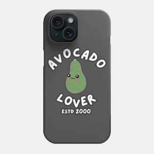 Avocado Lover Established 2000 Cute Phone Case