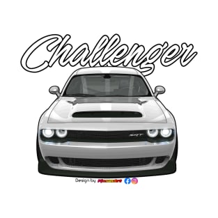 Challenger SRT White by pjesusart T-Shirt