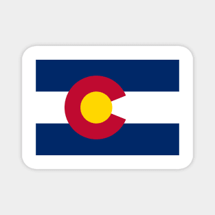 Colorado State Flag Mask Magnet