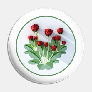 Roses Pin