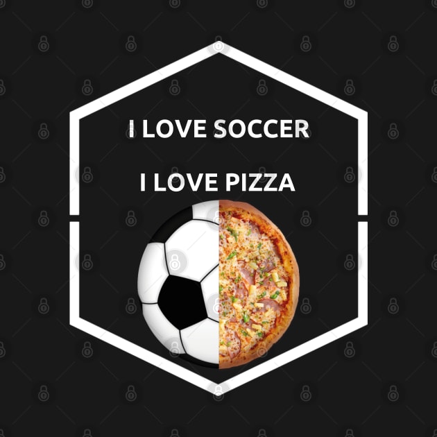 pizza lover & soccer lover by TOPTshirt