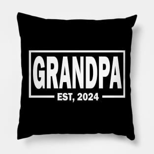 grandpa est 2024 Pillow