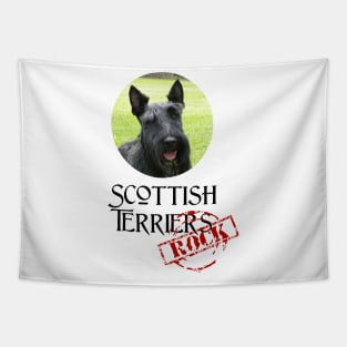 Scottish Terriers Rock! Tapestry