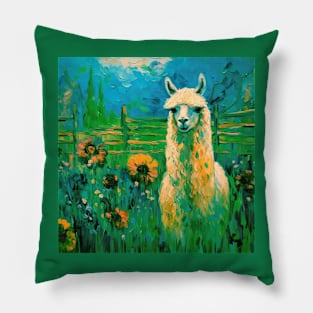 ALPACA PAINTING Pillow