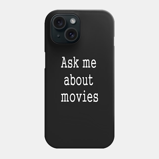 Movie lovers actors / film critics Phone Case by PlanetMonkey