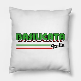 Basilicata // Italia Typography Region Design Pillow