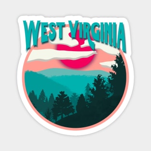 West Virginia Mountain Cuteness Magnet